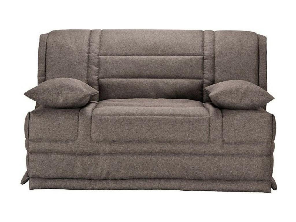 Banquette BZ tissu matelas Calmetop 15cm Calmetop-Couleur Beige-160x200-Coffre de rangement Avec rangement 54632OHJA