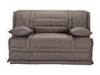 Banquette BZ tissu matelas Calmetop 15cm Calmetop-Couleur Beige-160x200-Coffre de rangement Avec rangement 54632OHJA
