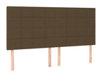 Sommier à Nidchicshop de lit matelas et LED Marron foncé 160x200 cm 46254VMDO