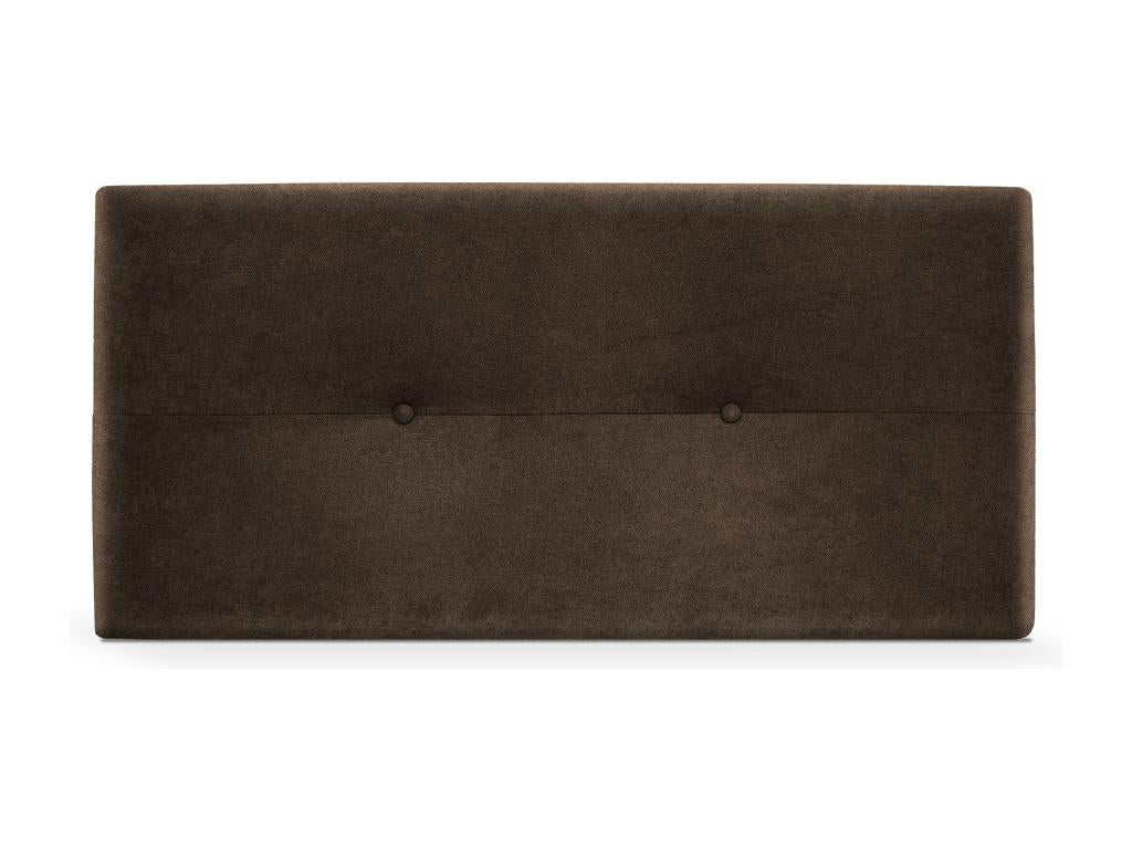 Calmetop Tête de lit en tissu Calmetop avec Boutons 95x50cm Lits 90 - Marron 75586JTAE