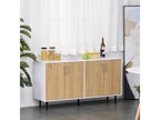 Buffet placard Nidchicshop chêne clair et blanc 20058VTFW