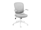Chaise de bureau Calmetop grise et blanche 33211VNWK