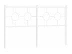 Tête de lit métal blanc 160 cm 60060XDGN