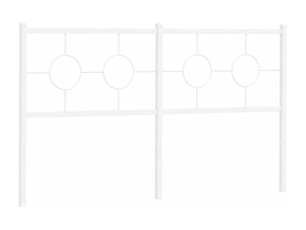 Tête de lit métal blanc 160 cm 60060XDGN