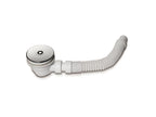 Récepteur de douche blanc 100x90x3cm rectangulaire extra-plat Bohometop coat bac à douche anti-dérapant avec bonde de récepteur et siphon 90cm 59124NNDB