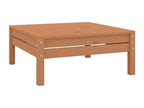 Salon de jardin 5 pièces Bois de pin massif Marron miel 14961NNJJ