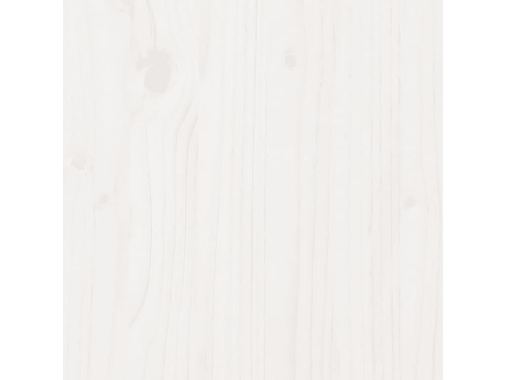 Cadre de lit avec toit sans matelas blanc 80x200 cm 53877RWAD