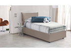 Lit simple Calmetop Lit coffre avec revêtement en éco-cuir Made in Italy Ouverture latérale adaptée pour matelas 80x190 cm Calmetop 97042RBDE