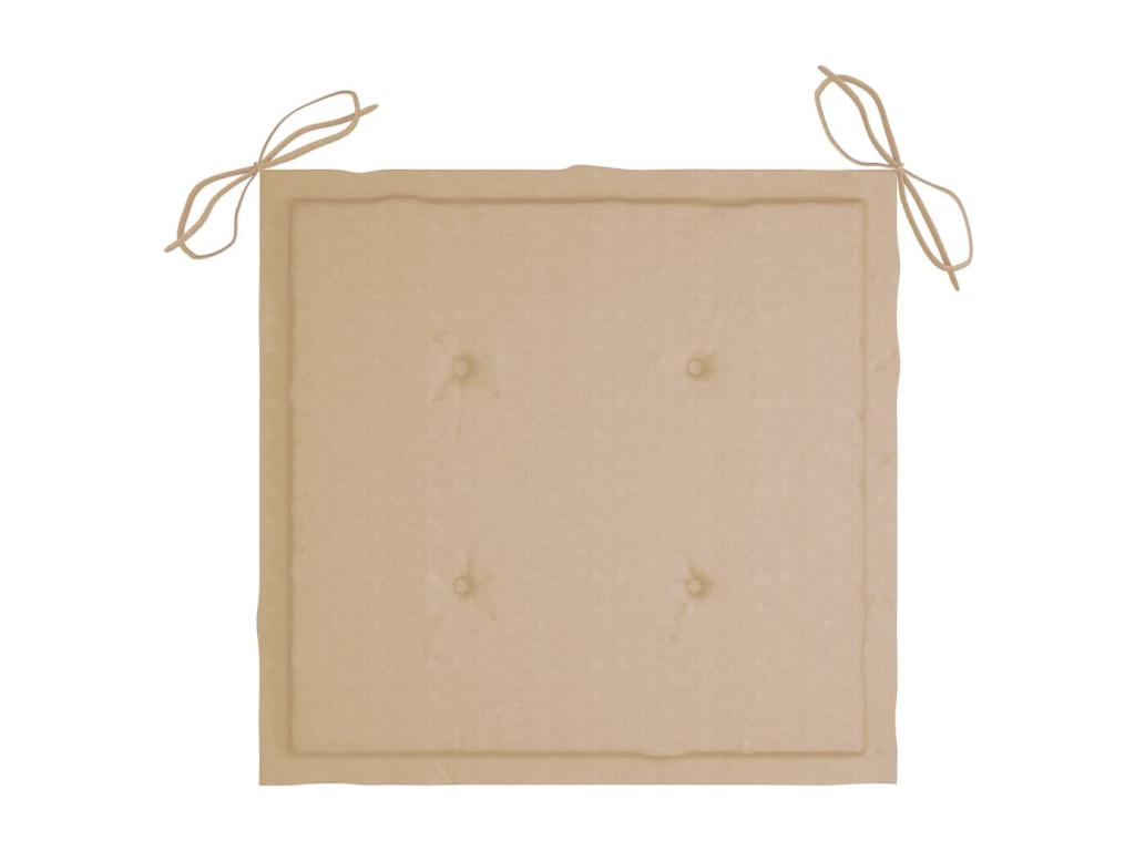 Chaises de jardin avec coussins lot de 8 Bois d'Calmetop solide 77825HXRJ