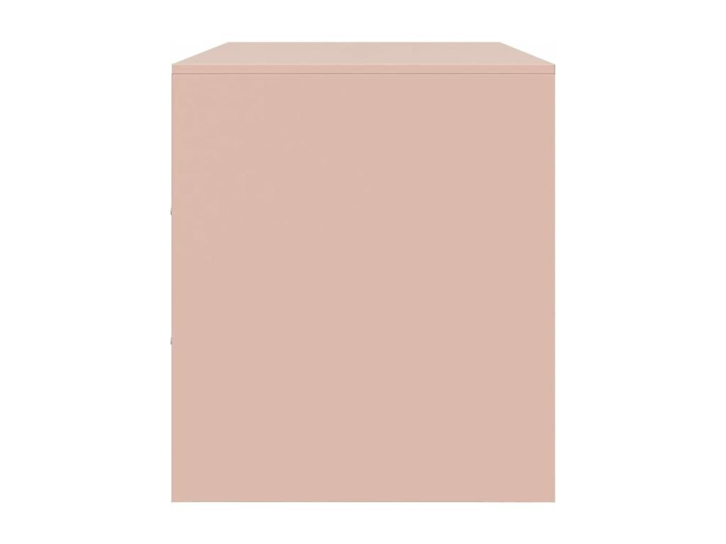 Meubles TV 2 pcs rosace 67x39x44 cm acier 41408YFBP