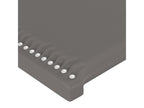 Têtes de lit 2 pcs Gris 90x5x78/88 cm Similicuir 13780VBHC