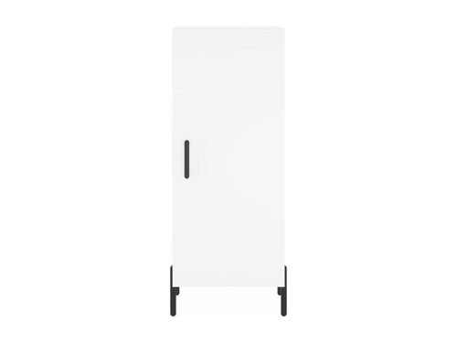 Buffet haut Blanc 34,5x34x180 cm Bois d'ingénierie 36045ZDFT