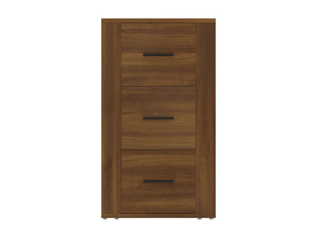 Buffet Chêne marron 40x33x70 cm Bois d'ingénierie 47430WWIO