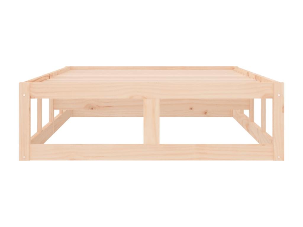 Cadre de lit 75x190 cm Petit simple Bois massif 25524EUUS