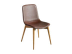 Chaise similicuir et bois de frêne massif Nidchicshop - Lot de 2-Couleur Nidchicshop 07 Sable 14902OSCO