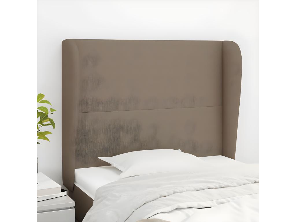 Tête de lit avec oreilles Nidchicshop 83x23x118/128 cm Tissu 47545KOEA