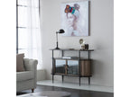 Buffet en métal marron 121x42x80h 49384NHJM