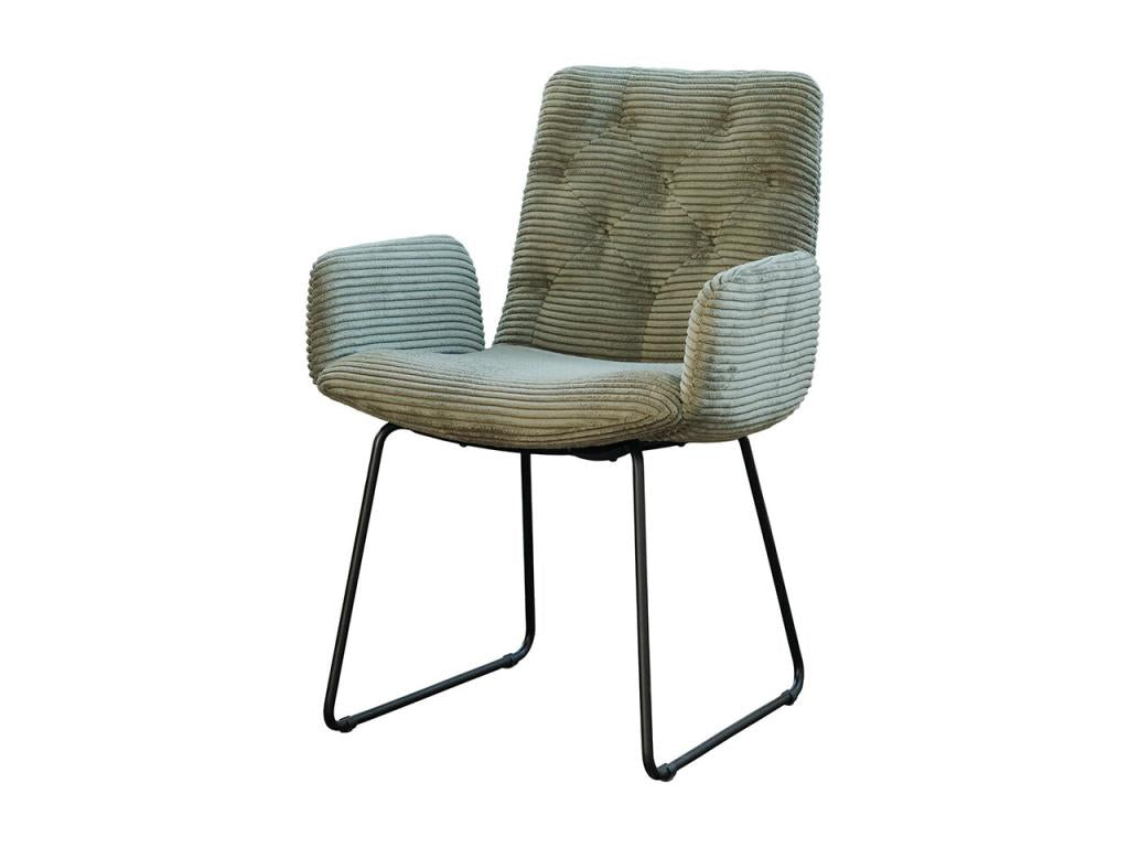 Chaise - Vert velours côtelé - Bohometop 72955HBKJ