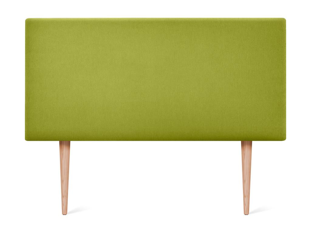Calmetop Tête de lit en tissu Calmetop lisse 95x105cm avec pieds Lits 90 - Pistache 55046QDZF