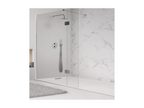 Receveur de douche 135x90 cm noir Bohometop en Résine et Poudre de Marbre avec Grille Latérale EN RÉSINE DE MARBRE 13591HPRS