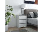 Table de chevet Blanc 40x35x62.5 37566IVAE