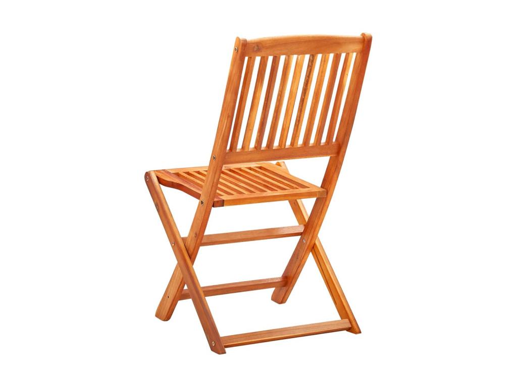 Mobilier à dîner d'extérieur pliable 7 pcs Bois d'eucalyptus 2 96126IPRH
