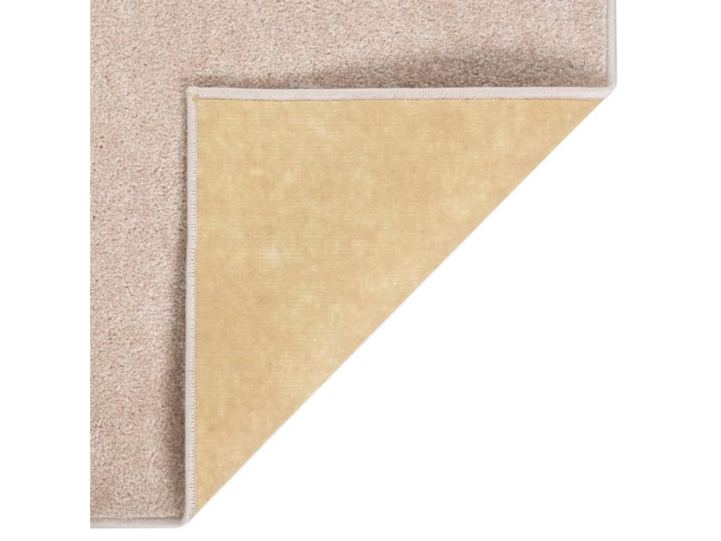 Nidchicshop - Tapis à poils courts 80x150 cm Beige foncé 19027FZPM