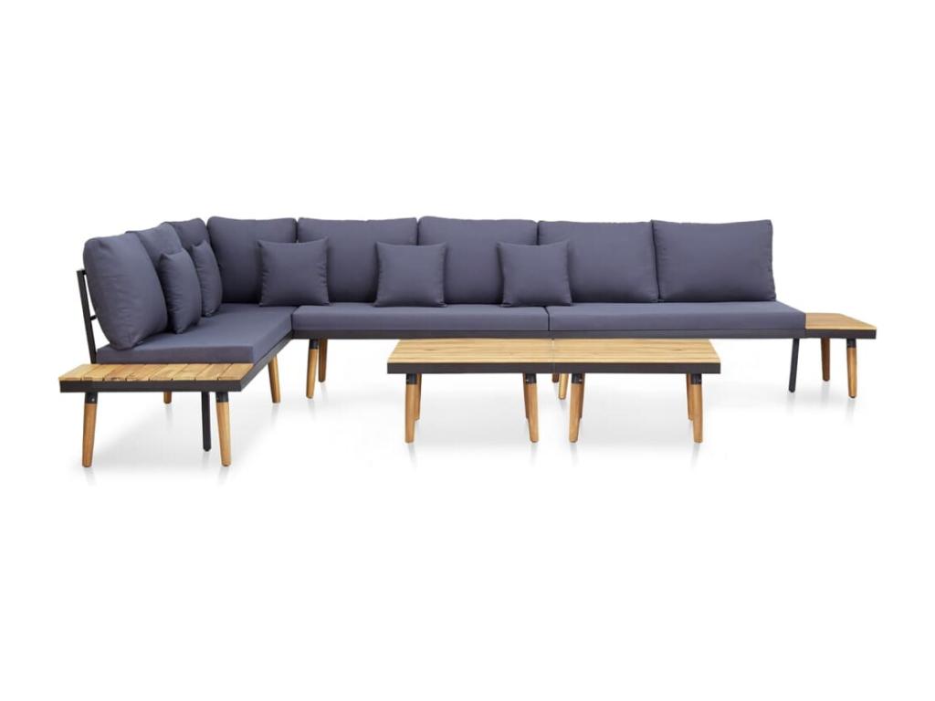 Salon de jardin meuble marron 300x200x65 cm 02 0017455 71215QZBV