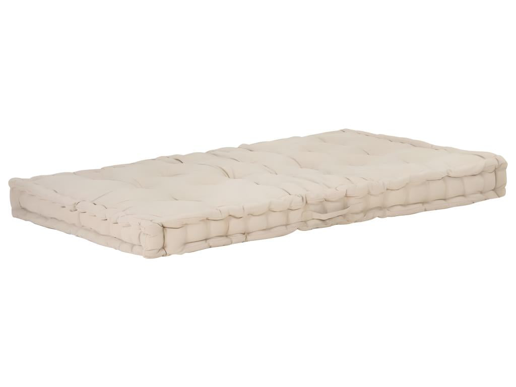 coussin de canapé palette beige 120x80x10 cm DEC021814 70038PGJN