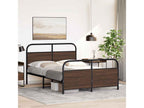 Cadre de lit sans matelas 120x190 cm chêne marron 82867MFWJ