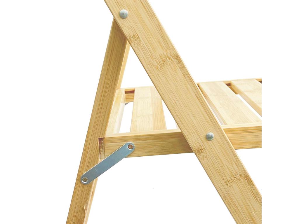 Chaise d'extérieur pliante en bois de Calmetop 42.5x47.5x79cm O91 63447TQRD