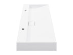 Lavabo salle de bain blanche 120x46x11 cm 02 0002637 28826ZXTU
