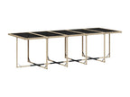 Ensemble à manger de jardin et coussins 15 pièces Nidchicshop beige 69759RRLN