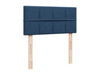 Sommier à Nidchicshop de lit avec matelas Bleu 100x200 cm Tissu 84392AGVZ