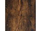 Cadre de lit sans matelas chêne fumé 135x190 cm 24623XANS