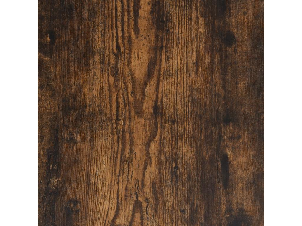 Cadre de lit sans matelas chêne fumé 135x190 cm 24623XANS