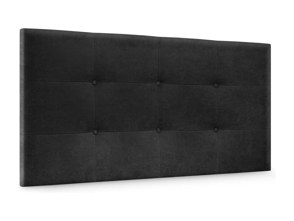 Calmetop Tête de lit en tissu Calmetop 90x60cm Lits 80/90 - Noir 00521FKRA