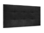 Calmetop Tête de lit en tissu Calmetop 90x60cm Lits 80/90 - Noir 00521FKRA