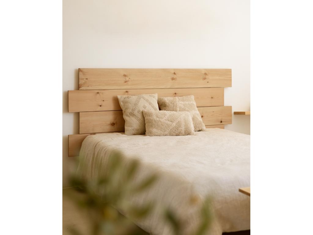 Tête de lit en bois de pin brun clair 160x80cm - Nidchicshop 41627VPWI