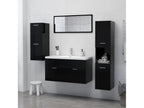 Armoire de salle de bain Noir 30x30x130 78092HKBV