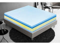 Matelas mémoire de forme - Haut 25 cm – mémoire 5 cm - Housse amovible 120x190 cm 58496XUWE