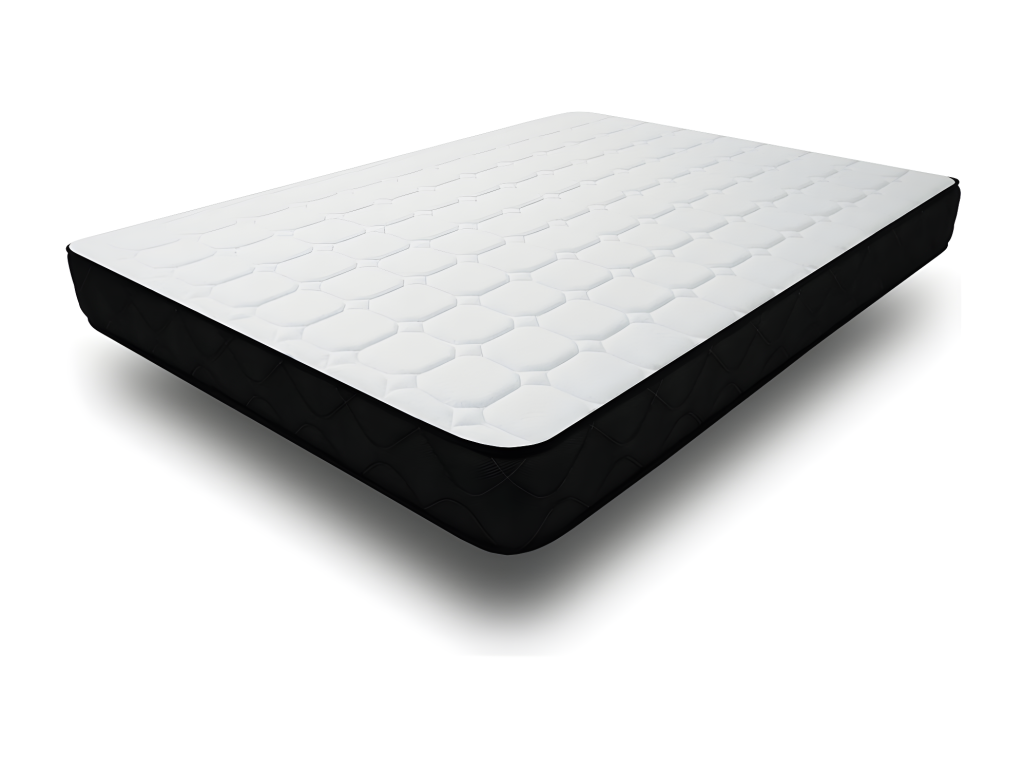 Ensemble Matelas mousse Calmetop - 140x200cm - accueil mémoire de forme - Sommier Calmetop gris 59657SXLO
