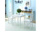 Ensemble de salle à manger trois pièces Pinède Blanc 03975JARX