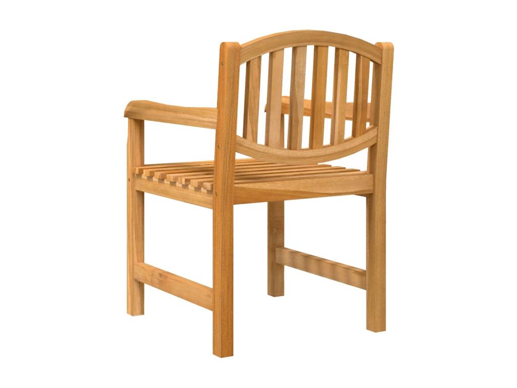 Ensemble à dîner de jardin 9 pièces Bois de teck solide 95207FZQO