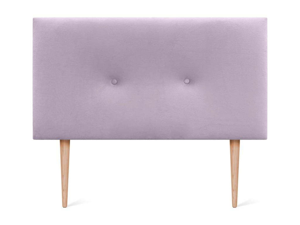 Calmetop Tête de Lit Velours Lisse avec Boutons 105x115 avec Pieds de Lit 105 - Saumon 13377NXBA