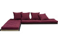 Nidchicshop canapé lit 3 places 2x70x200 Nidchicshop bordeaux 59419VENH