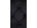 Tabouret de bar - Velours / Métal noir mat - Noir - Bohometop 89395RSMO
