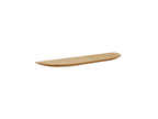 Etagère arrondie en bois de sapin flottant marron 100x3.2cm - Calmetop 12722JPFB