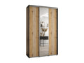 ARMOIRE Calmetop 7 À PORTES COULISSANTES 235.2/160/45 3 portes Noir/Calmetop/Argent 02018XGZJ