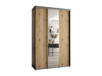 ARMOIRE Calmetop 7 À PORTES COULISSANTES 235.2/160/45 3 portes Noir/Calmetop/Argent 02018XGZJ